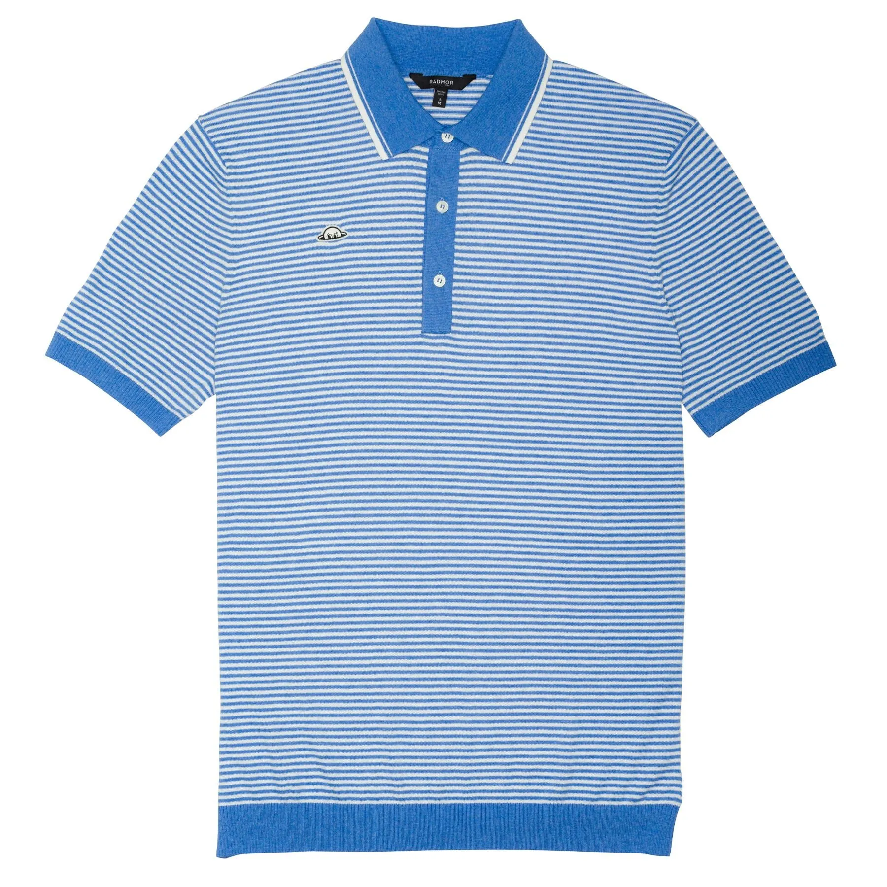 Union Recycled Rib Stripe Polo Regatta - 2024