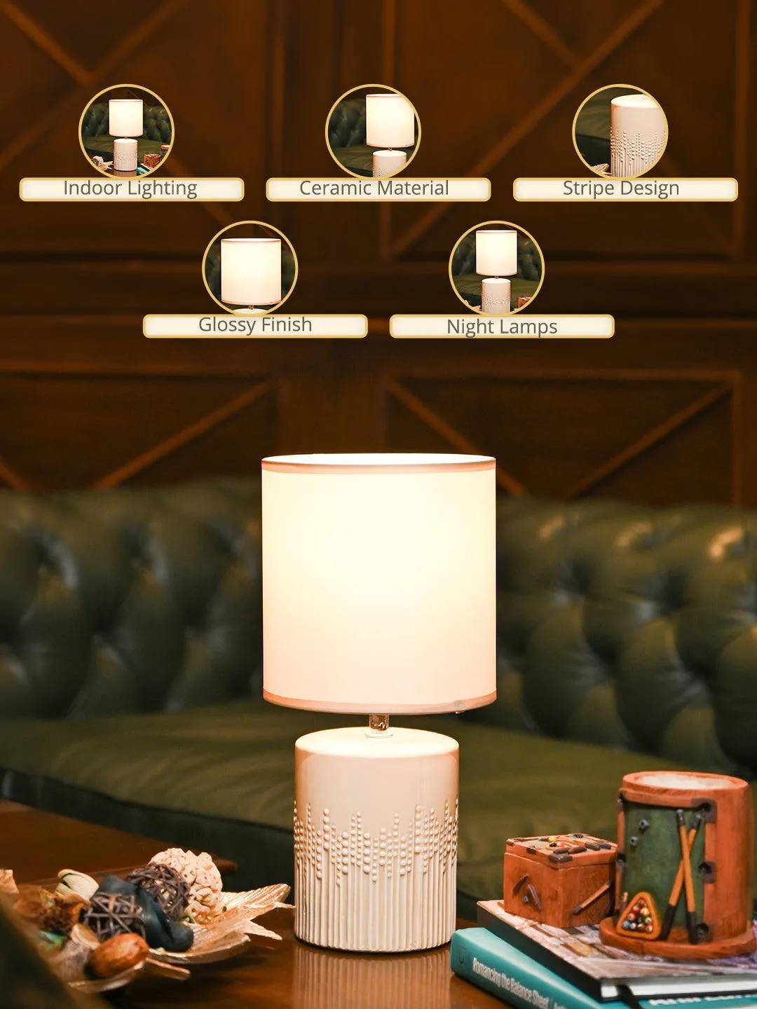 VON CASA Beige Table Lamp