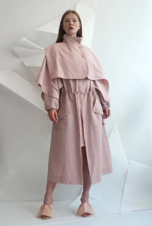 Water-resistant Trench with Removable Cape